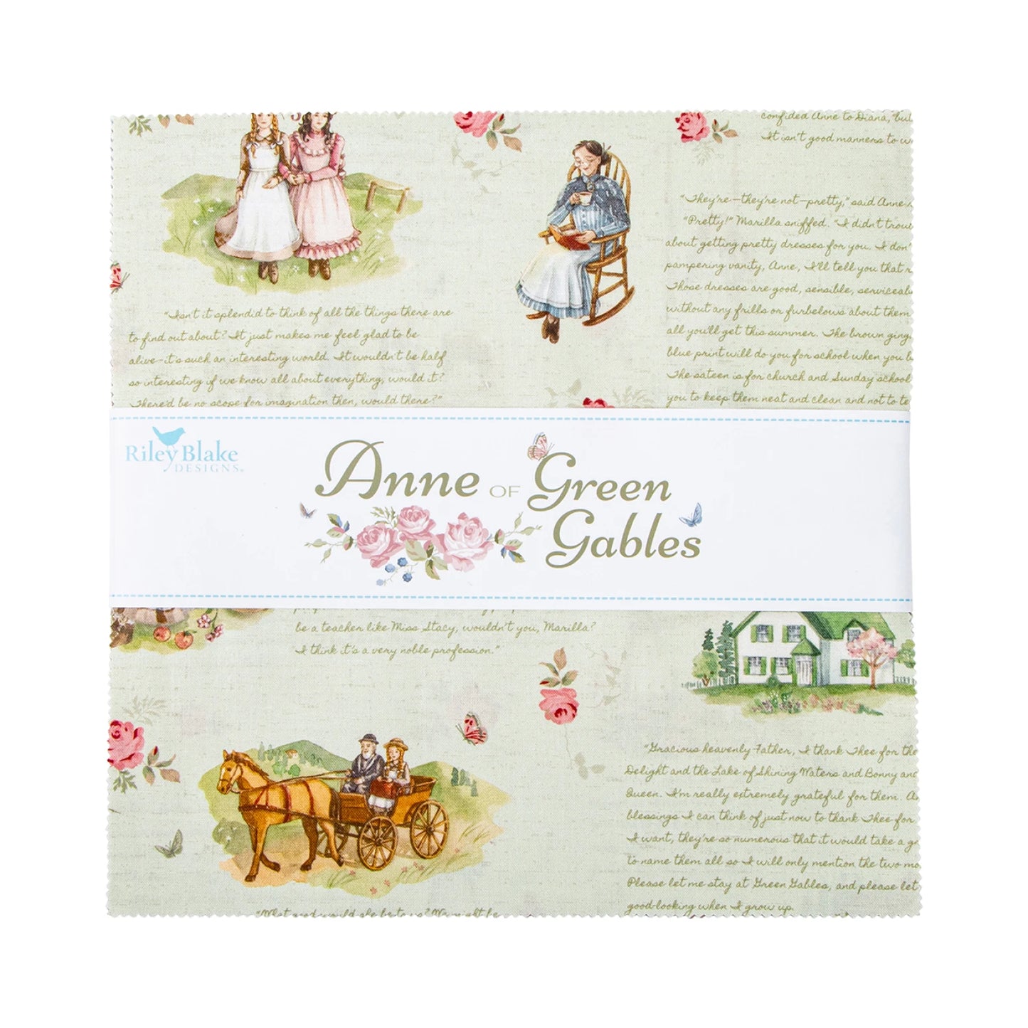 Riley Blake Designs Anne of Green Gables 10in Squares, 42pcs Bundle