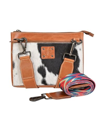 Sts Ranch Wear Basic Bliss Cowhide Lily Crossbody by STS Ranchwear in Brown