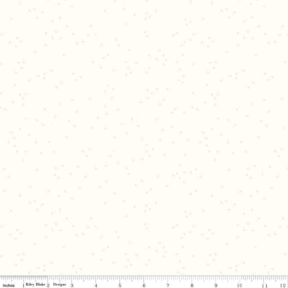 Blossoms Tone On Tone In Color Cream, Fabric by the Yard