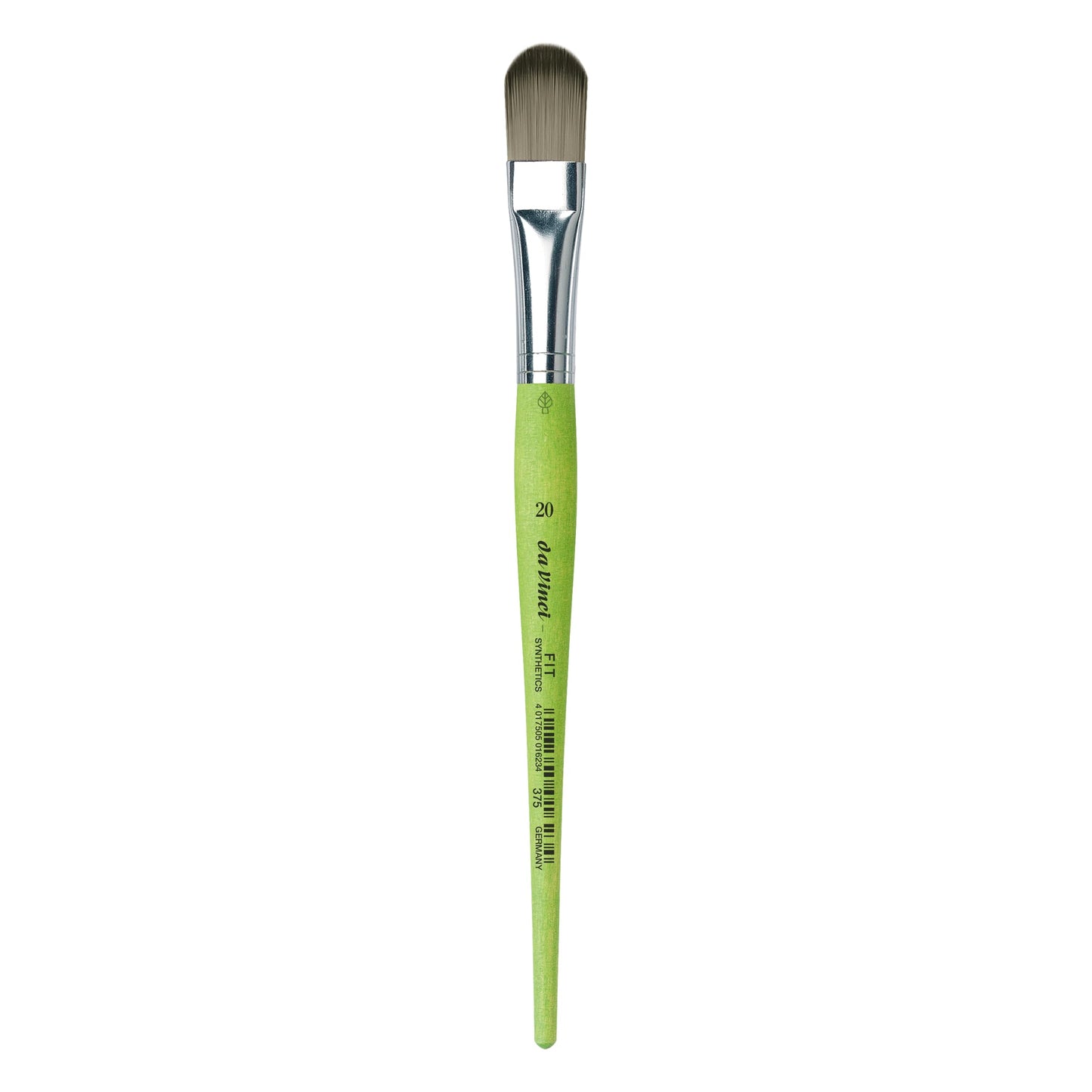 da Vinci Student Series 375 Fit for School and Hobby Paint Brush, Filbert Elastic Synthetic with Green Matte Handle, Size 20 (375-20) - da Vinci art supplies product photo