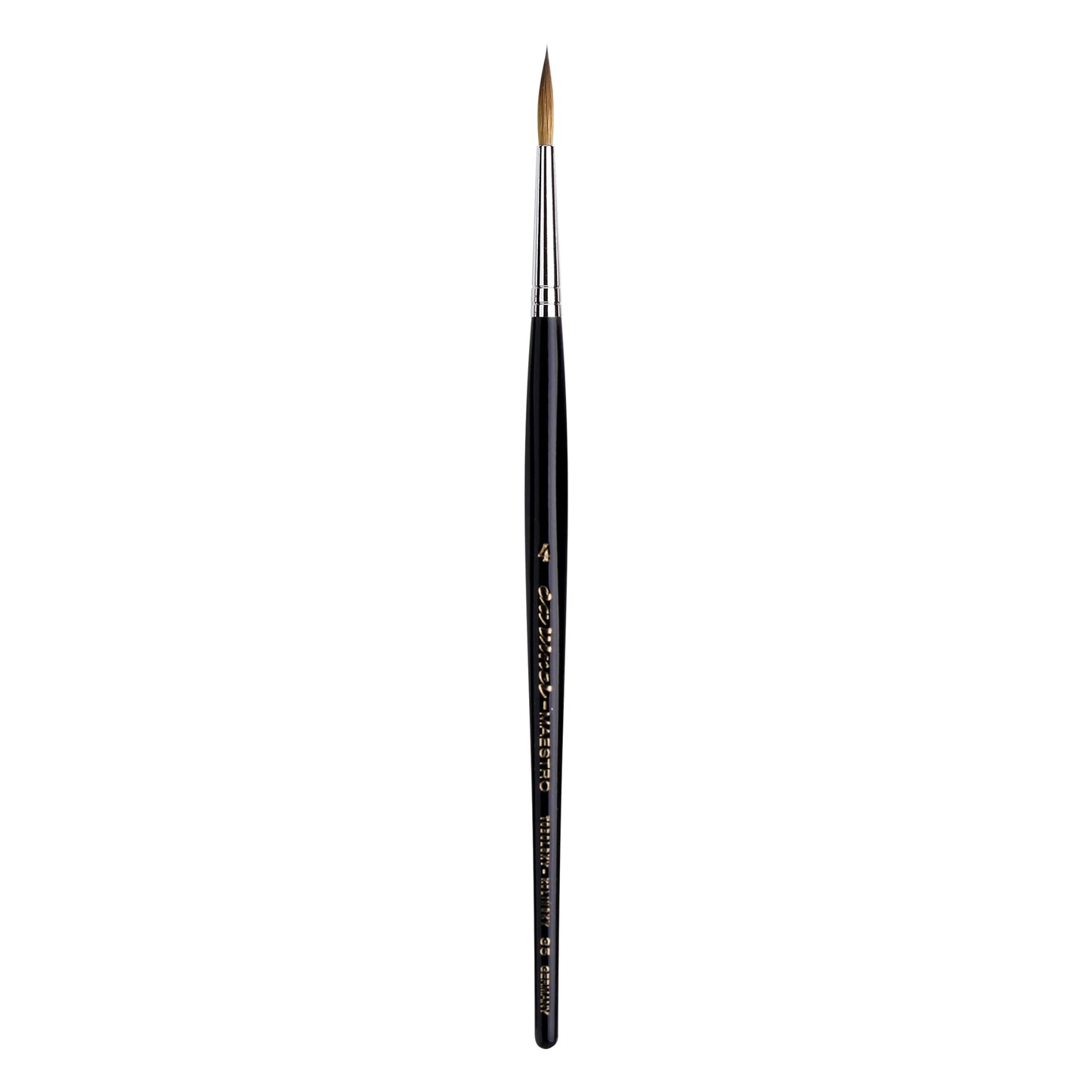 da Vinci Watercolor Series 35 Maestro Paint Brush, Round Long Taper Kolinsky Red Sable, Size 4 (35-04) - da Vinci art supplies product photo