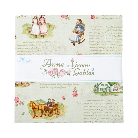 Riley Blake Designs Anne of Green Gables 10in Squares, 42pcs Bundle