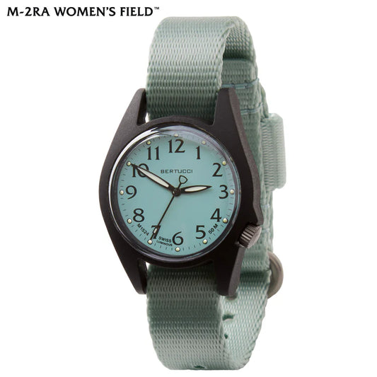 Bertucci M-2RA Women's Field Watch 35mm – Sage Dial, Sage Comfort-Webb Band