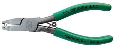 C.S. Osborne No. 1012 Zipper Stops Plier with Vinyl Handles