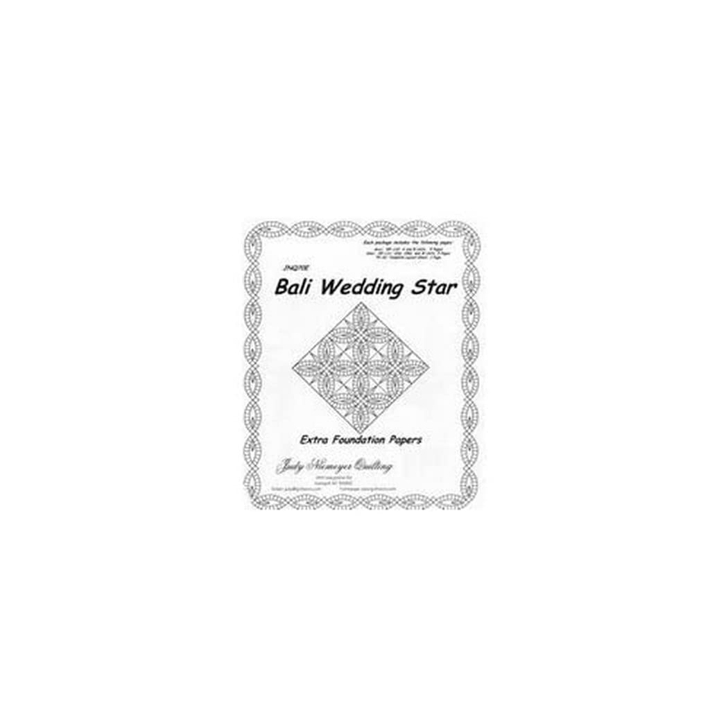 Bali Wedding Star Extra Foundation Paper Quilt Pattern