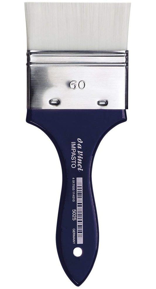 da Vinci Oil & Acrylic Series 5025 Impasto Paint Brush, Mottler Extra Stiff White Synthetic, Size 60 - da Vinci art supplies product photo