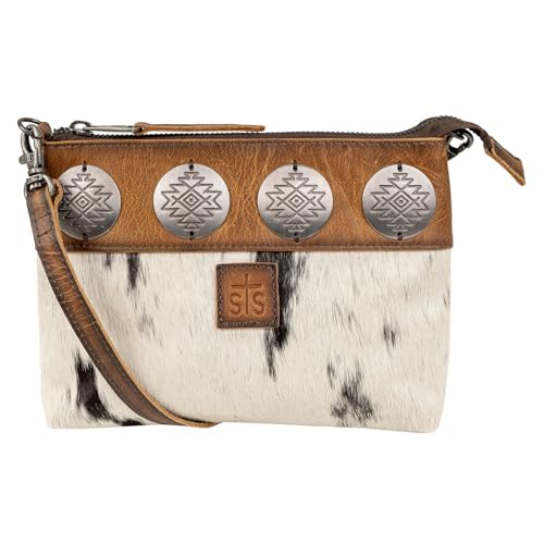 STS Grace Crossbody (STS-34150) by STS Ranchwear in Cowhide/Tan