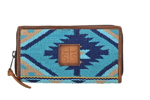 STS Ranchwear Mojave Sky Bifold Multi/Blue Aztec One Size by STS Ranchwear in Multi/Blue Aztec