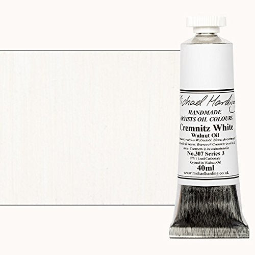 Michael Harding Handmade Artists Oil Color 40ml - Cremnitz White No. 2 - Michael Harding art supplies product photo