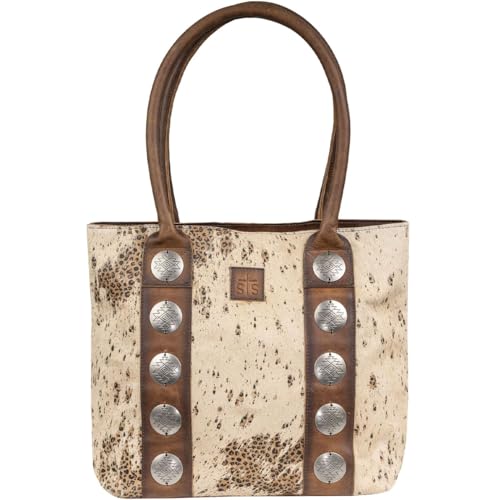 STS Ranchwear Serengeti Cowhide Tote by STS Ranchwear in Brown
