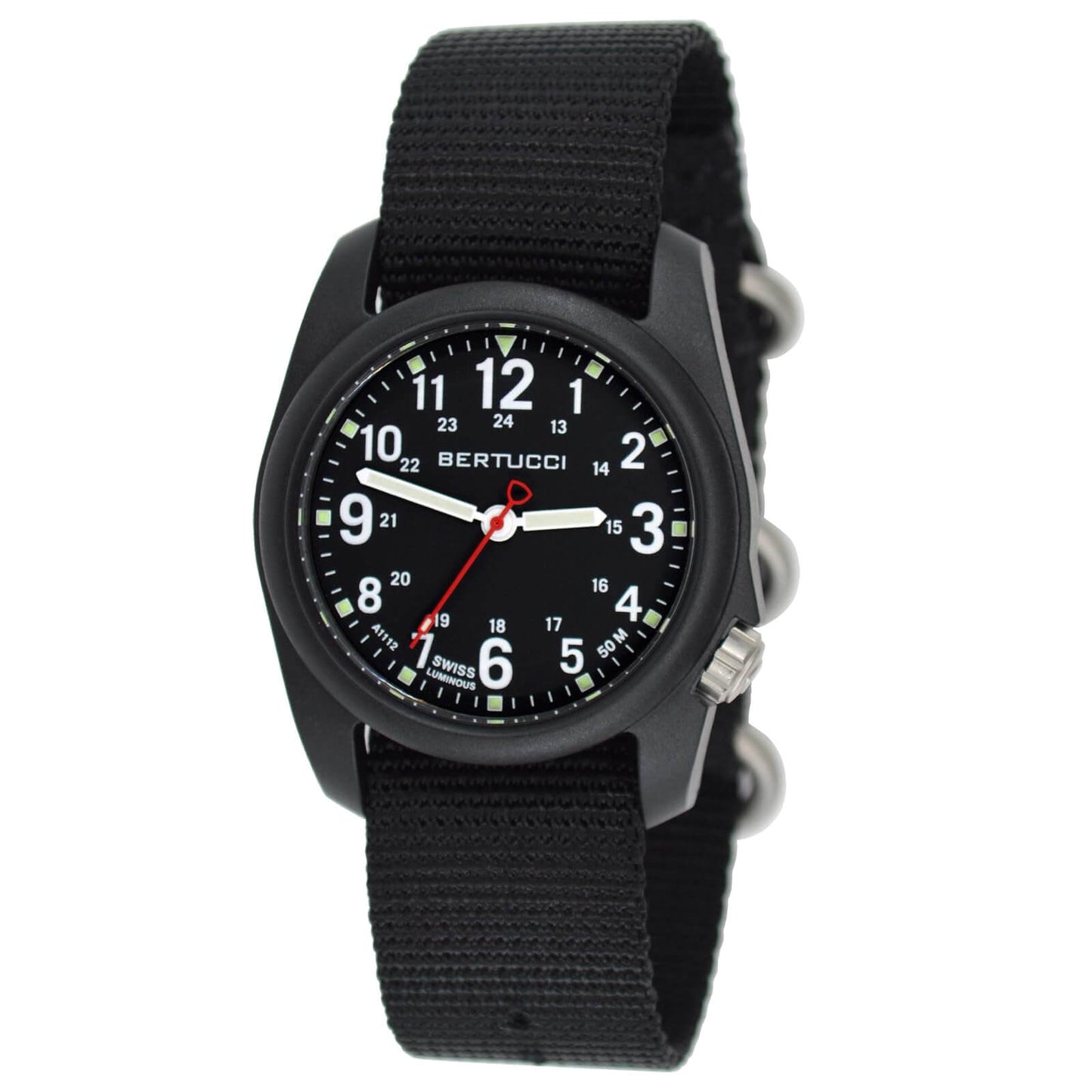 DX3® Field™ – Black Dial w/ Black Nylon Band | 40mm Polycarbonate Case