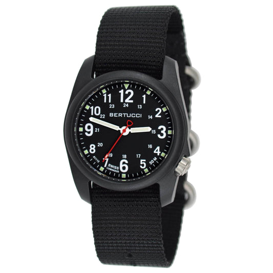 DX3® Field™ – Black Dial w/ Black Nylon Band | 40mm Polycarbonate Case