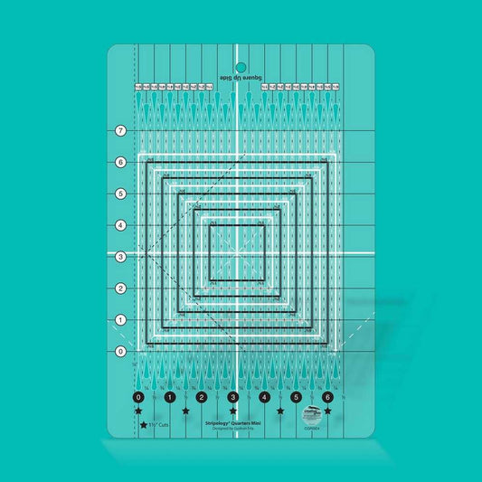 Creative Grids Stripology Quarters Mini Quilting Ruler - image 2