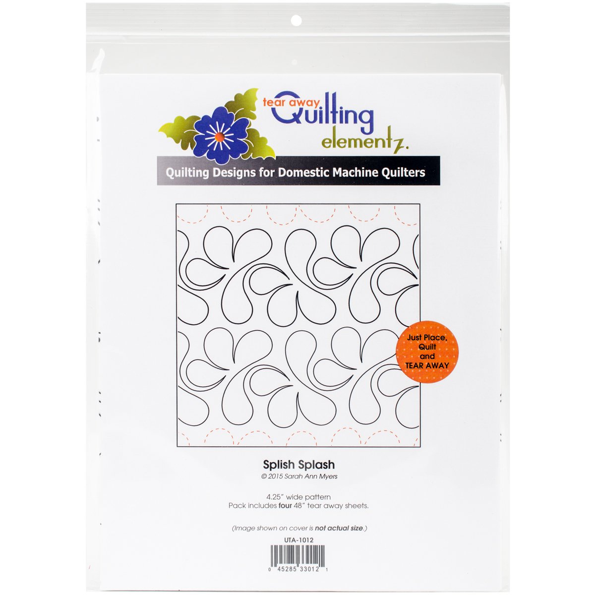 Sten Source Splish Splash Tear Away, 4-1/4 Inch Rows - image 1