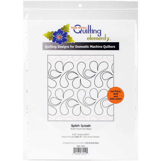 Sten Source Splish Splash Tear Away, 4-1/4 Inch Rows - image 1