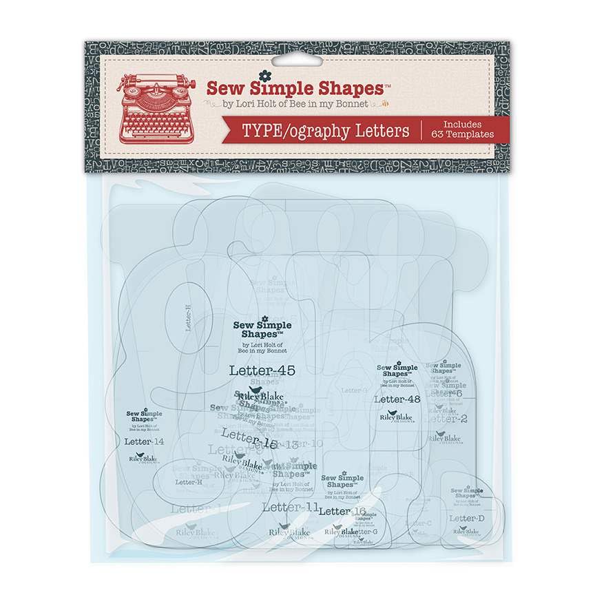 TYPE/ography Letters Sew Simple Shapes by Lori Holt