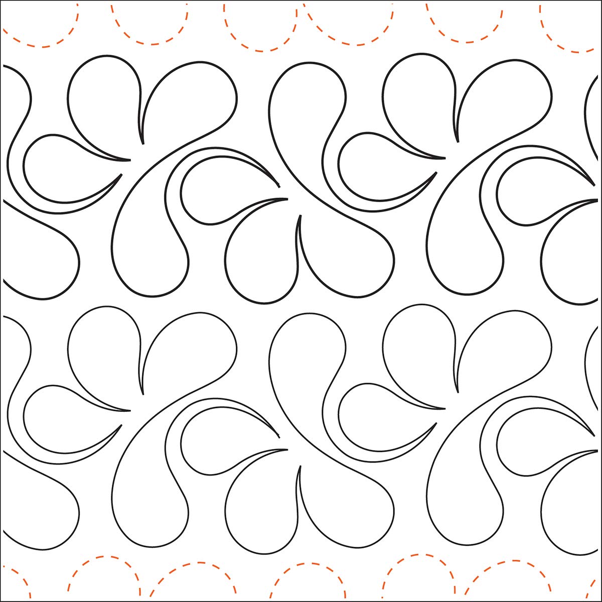 Sten Source Splish Splash Tear Away, 4-1/4 Inch Rows - image 2