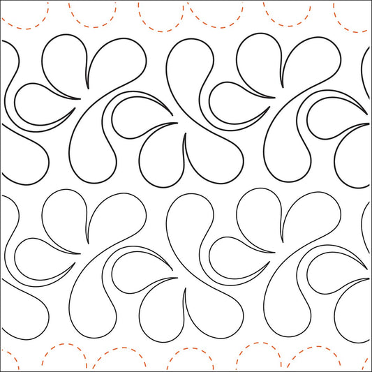 Sten Source Splish Splash Tear Away, 4-1/4 Inch Rows - image 2