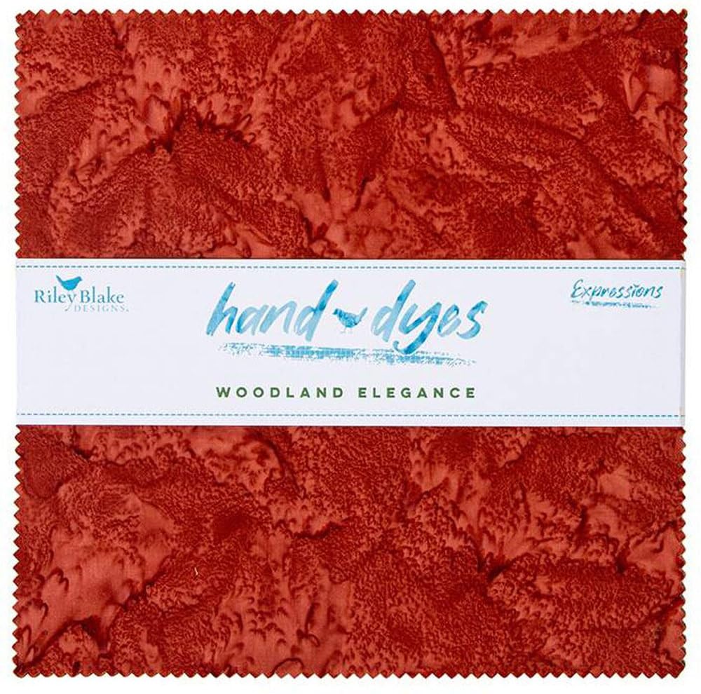 Expressions Batiks Bundles Woodland Elegance 42 10-inch Squares Layer Cake Riley Blake 10-21006-42