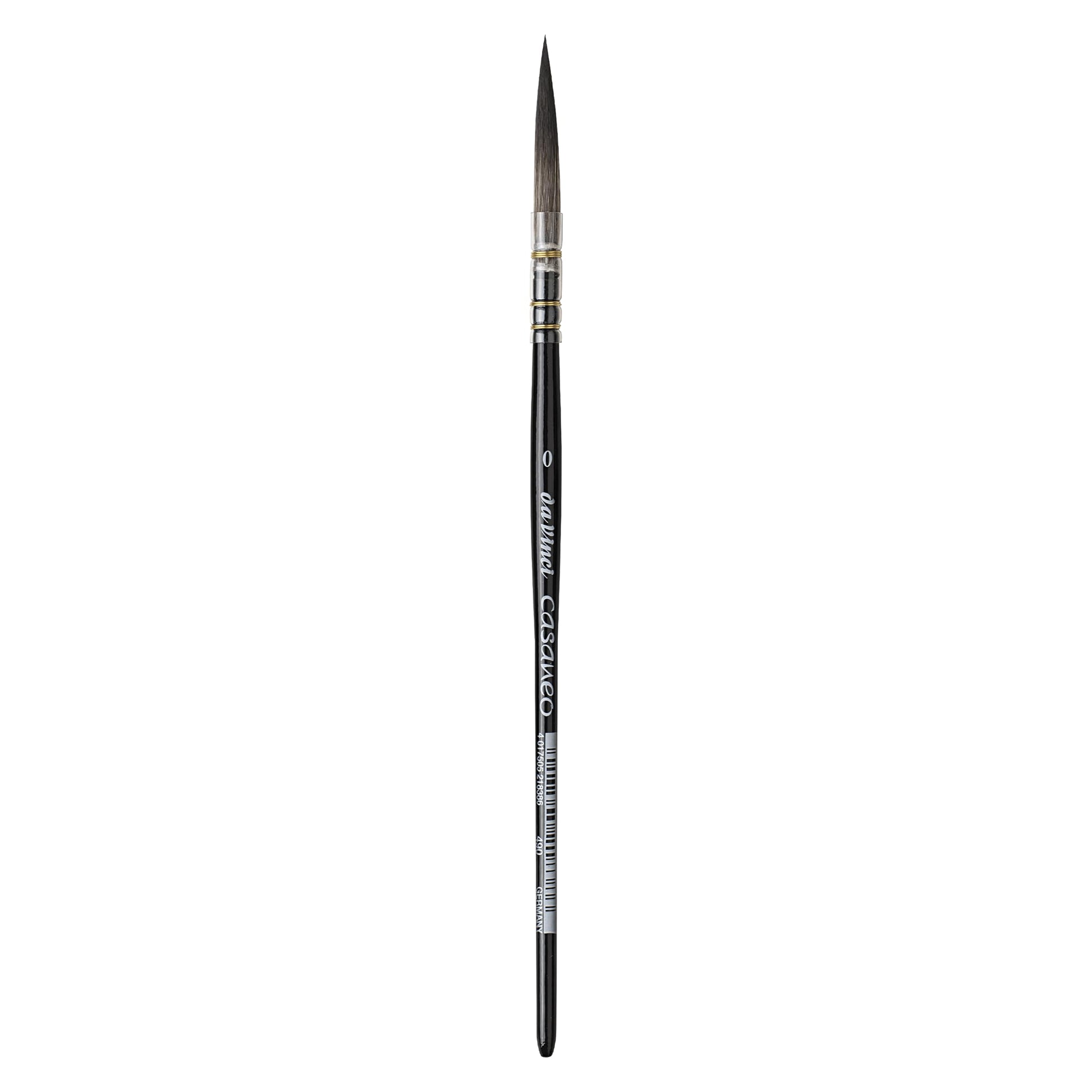 CASANEO 490 Series Extra Long Tied Brush TAM 0 - da Vinci art supplies product photo