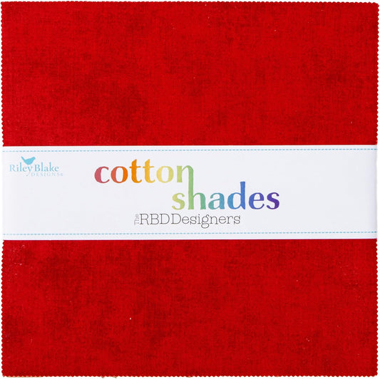 Riley Blake Cotton Shades 10" Stacker – 42 Layer Cake Squares 10-200-42