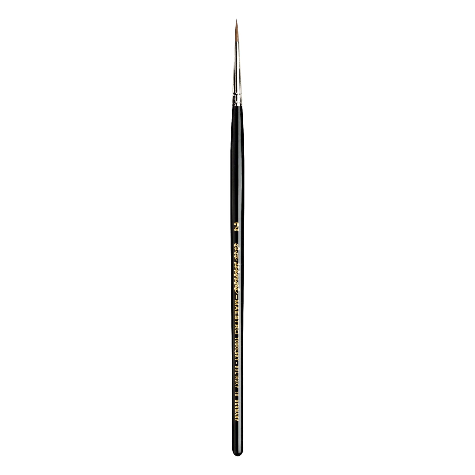 da Vinci Watercolor Maestro Series 10 Size 2 - Sharp Round - Maestro Kolinsky Red Sable - The Finest Kolinsky Available - Made in Germany - da Vinci art supplies product photo