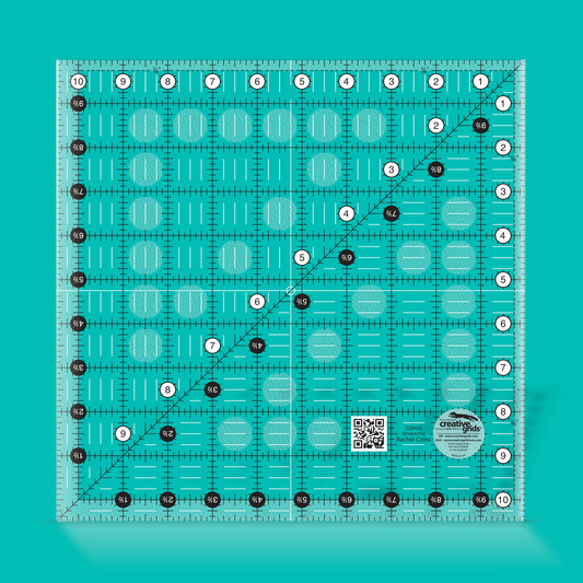 Creative Grids 10.5 inch square quilt ruler CGR10