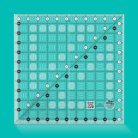 Creative Grids Quilt Ruler 11-1/2in x 11-1/2in Square - CGR11