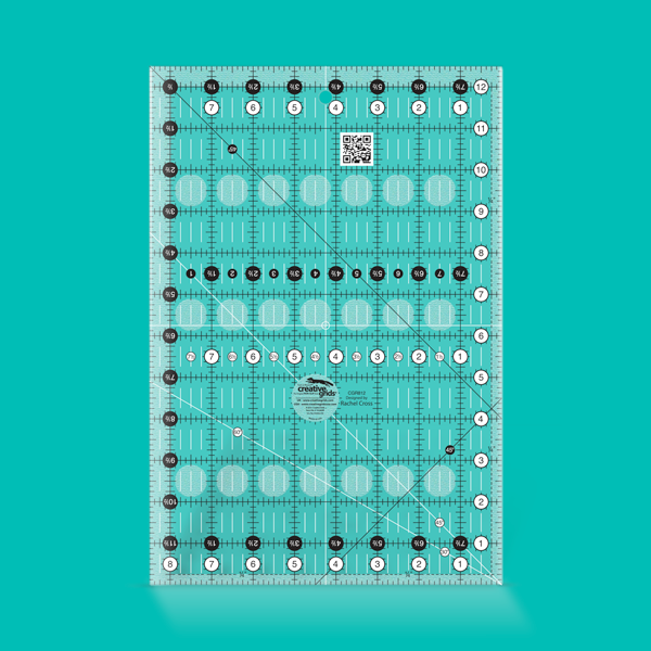 Creative Grids Quilt Ruler 8-1/2in x 12-1/2in Rectangle - CGR812