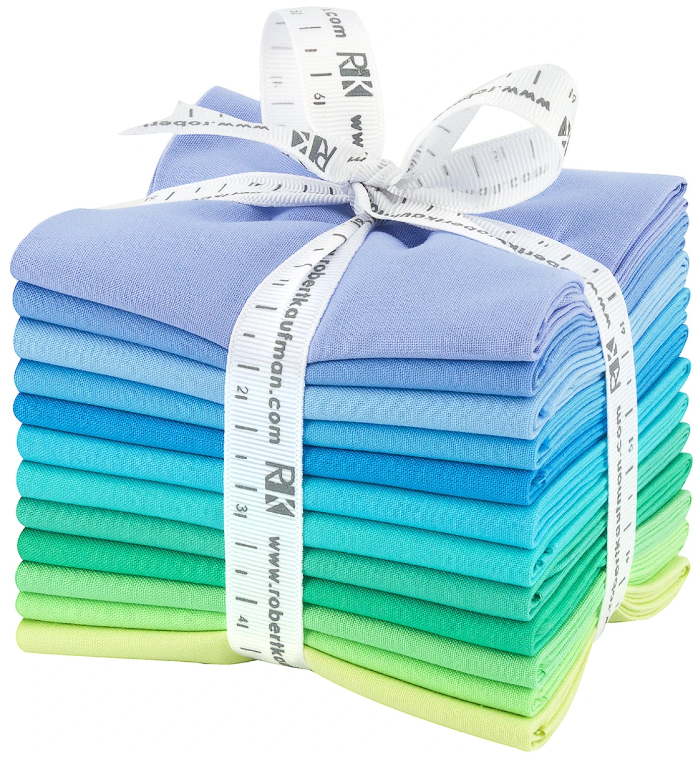 Kona Cotton Solids Mermaid Shores Fat Quarter Bundle – 12pc Quilting Cotton, 3 Yards Total