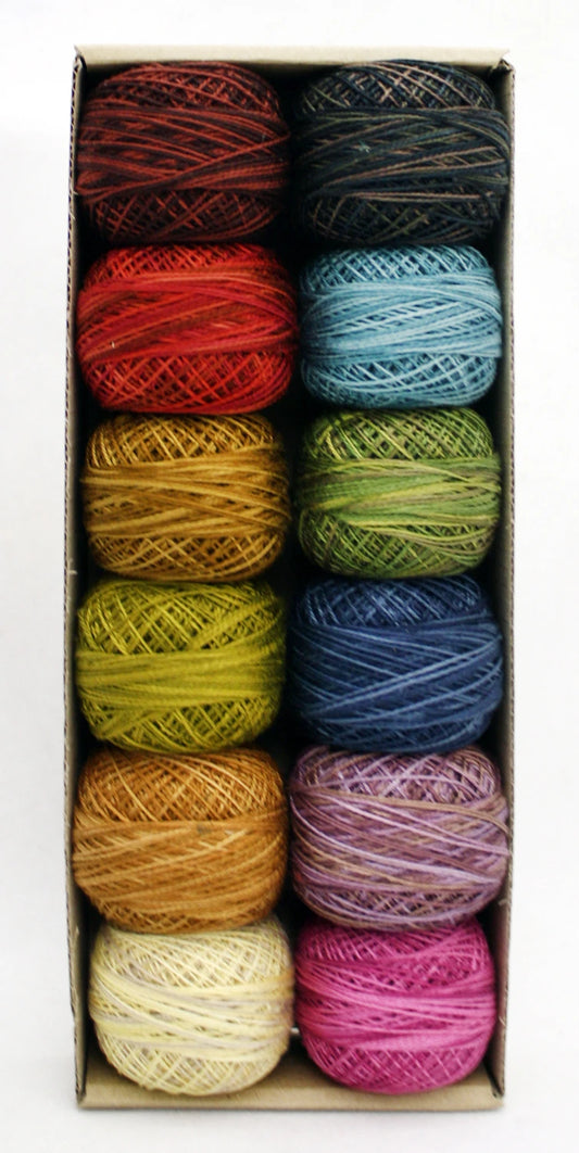Valdani Pearl Cotton Ball Size 12, 109yd – Scent of Flowers 12-Pack