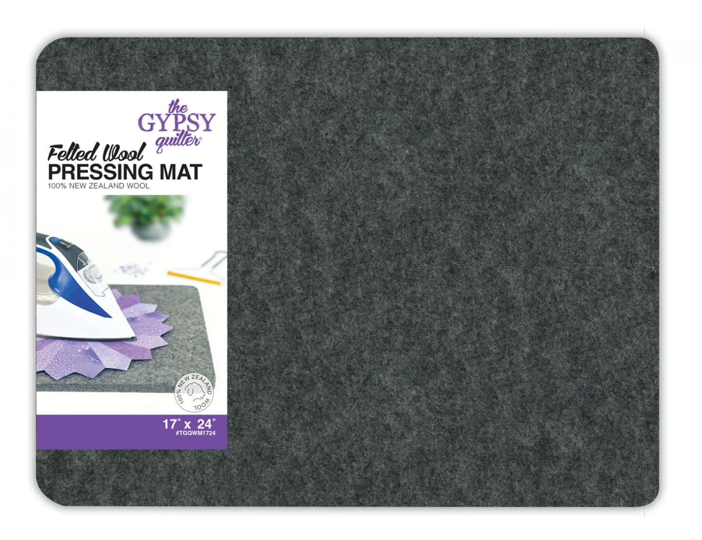 Wool Pressing Mat 17in x 24in x 1/2in Thick # TGQWM1724